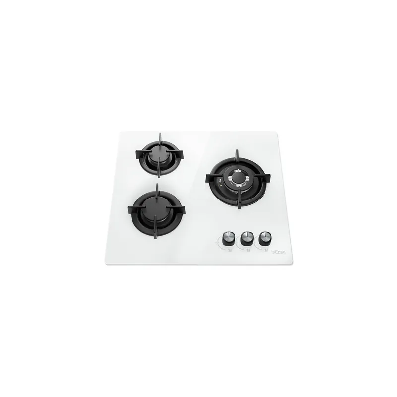 ISEASY MGBG-603 gas hob, 3 burners (white)